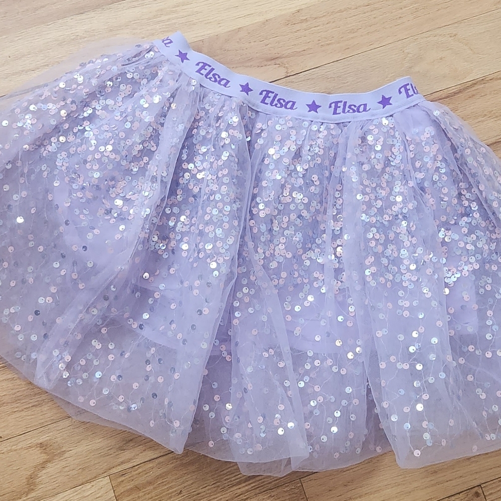 Disney Elsa Lavender Sequin Skirt